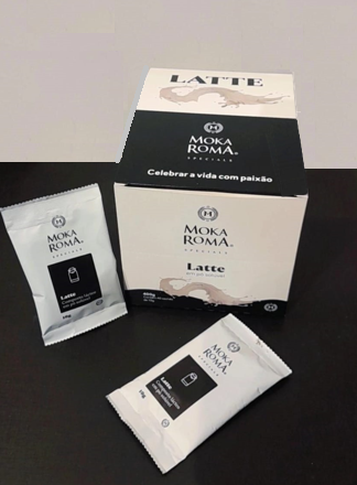 Latte Mokaroma 10gr - Box c/ 40 unidades