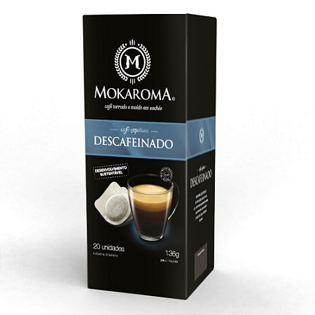 Café Expresso Mokaroma Descafeinado - Box com 20 sachês