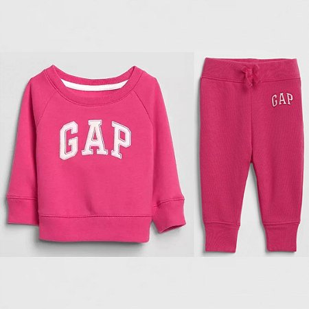 conjunto moletom feminino gap