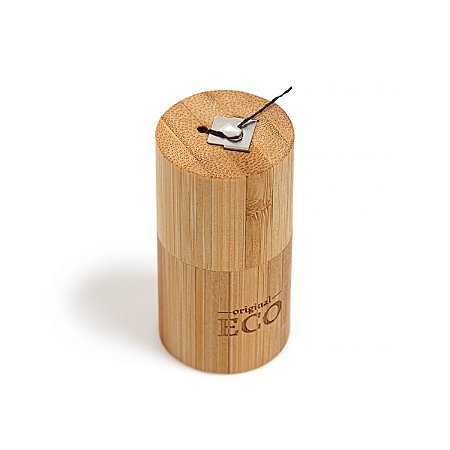 Fio dental ecológico de carvão ativado (embalagem reutilizável de  bambu) Original Eco