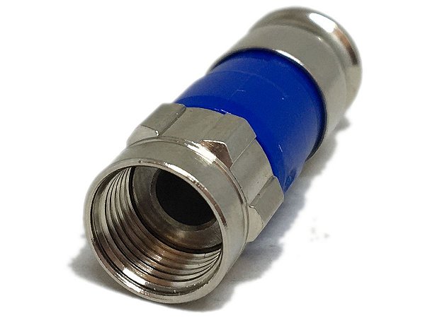 Conector Coaxial F de Compressão P/ Cabo Rg6