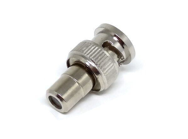 Adaptador RCA Fêmea X Conector BNC Macho