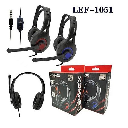 Fone Gamer Para Pc Ps4 Xbox One Swicth E Celular Lehmox Lef-1051
