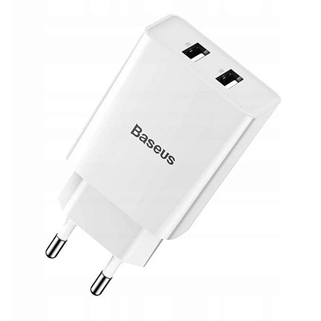Kit Fonte 2U + Cabo Usb + Lightning Compact Charger 10.5W