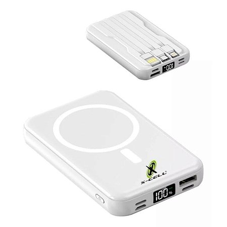 Power Bank Carregador Indução Magnético 10.000Mah X-Cell