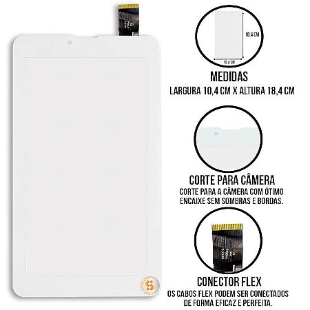 Touch Screen Tablet Multilaser M7 3G Xt254 - Dl Intel