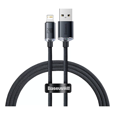 Cabo Usb + Lightning Cafule 2.4A 1M