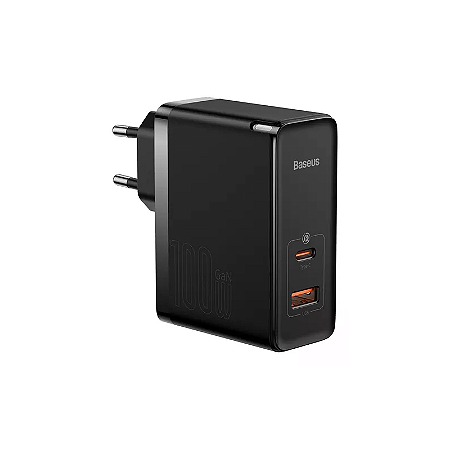 Fonte De Parede Turbo Gan5 Pro Fast Charger Usb 100W