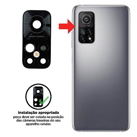 Lente Da Camera Xiaomi Mi 10T - 10T Pro