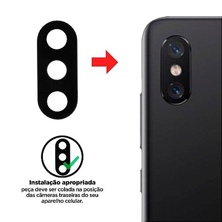 Lente Da Camera Xiaomi Mi 8