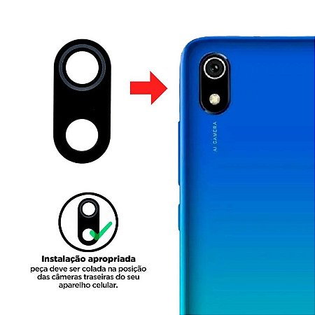 Lente Da Camera Xiaomi Redmi 7A