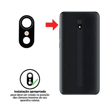 Lente Da Camera Xiaomi Redmi 8A