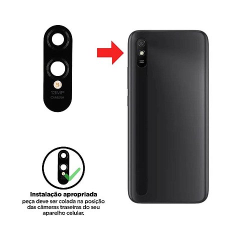 Lente Da Camera Xiaomi Redmi 9A