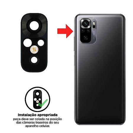 Lente Da Camera Xiaomi Redmi Note 10 4G