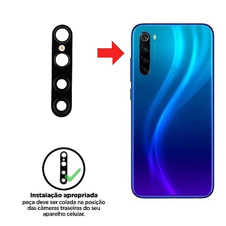 Lente Da Camera Xiaomi Redmi Note 8