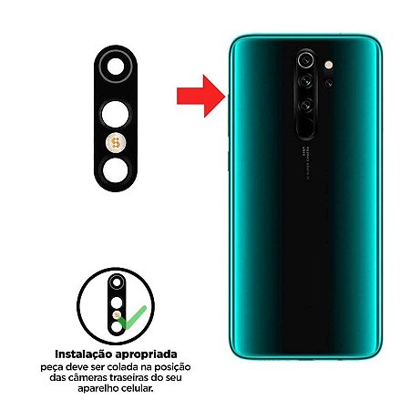 Lente Da Camera Xiaomi Redmi Note 8 Pro