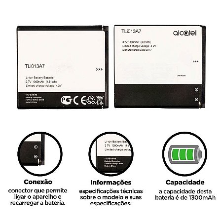 Bateria Alcatel Pix 4