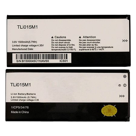 Bateria Alcatel Pixi 4 4034 (Tli015M1)