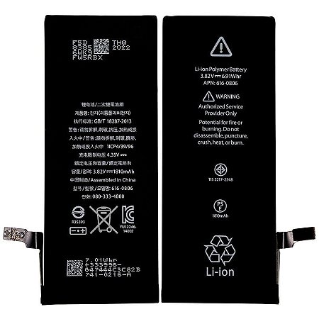 Bateria Iphone 6 (1810Mah)