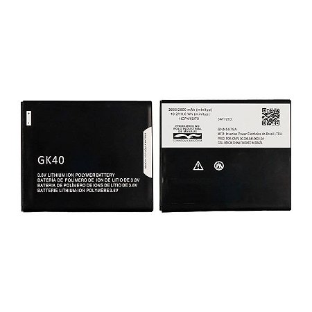 Bateria Motorola Moto G4 Play - G5 - G4 (Gk40)