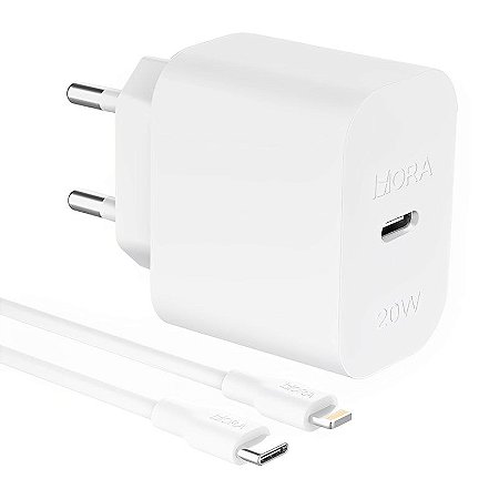 Kit Fonte Tipo C + Cabo Tipo C Para Lightning