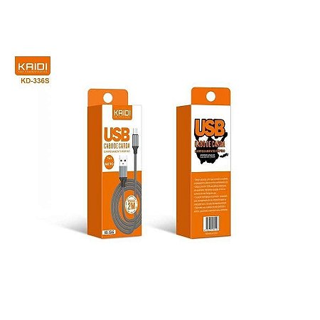 Cabo 2M Carregamento Rápido Kaidi V8 Kd-336M