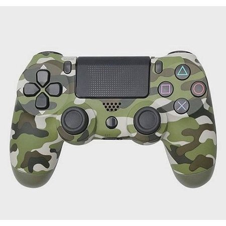 Controle Ps4 Sem Fio Camuflados Double Motor Vibration 4 - Lh-665
