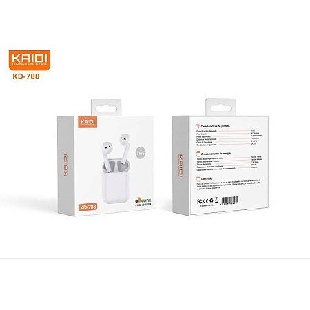 Fone De Ouvido Bluetooth 5.0 Kaidi Kd-788