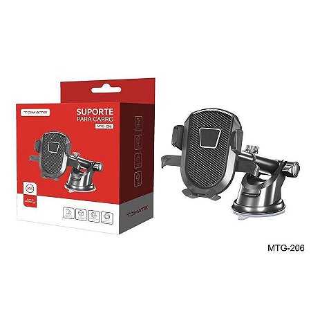 Suporte Veicular Com Ventosa De Silicone Com Cola Tomate Mtg-206