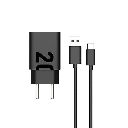 Kit Motorola (Fonte + Cabo Tipo C + Tipo C) 168 Duo Turbo