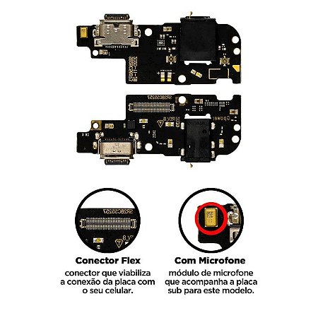 Placa Sub Motorola Moto G Power 2020