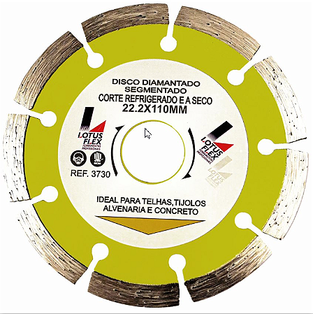Disco Diam Seg 110Mm Flex