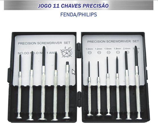 Jogo 11 Chaves Precisao Plus