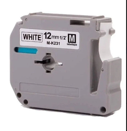 FITA 12MMX8M P/ BLACK / WHITE ROTULADORA BROTHER