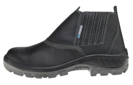 BOTINA DE SEGURANÇA BICO PVC RÍGIDO PRETA Nº 40 MARLUVAS