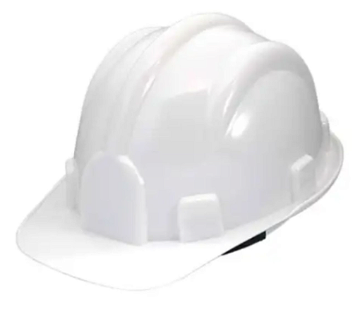 CAPACETE ABA FRONTAL BRANCO DELTA PLUS C/ CARNEIRA + JUGULAR