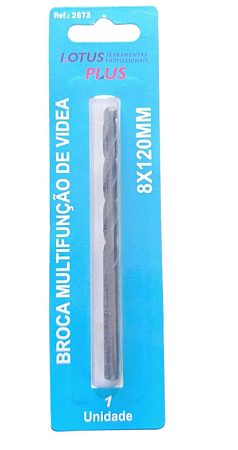 BROCA MULTIFUNÇÃO DE VIDEA 8X120MM