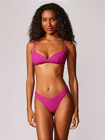 Top Triângulo + Tanga Asa Delta Lisos Provence