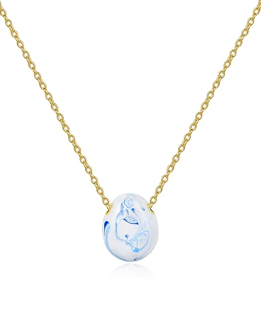 Colar Santorini Banhado a Ouro Elegante