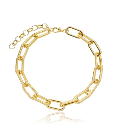 Corrente de Elos Boss Banhado a Ouro