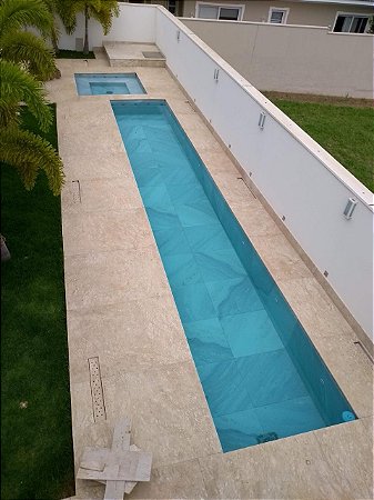 Piso Revestimento Travertino Bruto 80x90cm