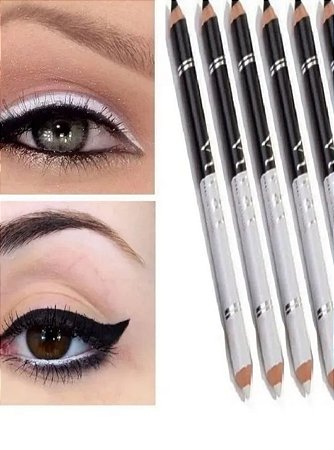 Lapis de olhos Branco e preto