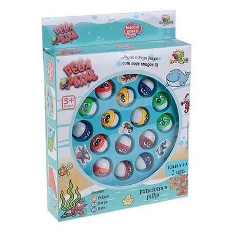 Jogo Pescaria Infantil Clássico com Peixinhos