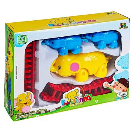 Expressinho Elefante Trenzinho Baby 11 Peças