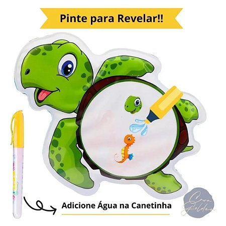 Tela Mágica Aqua Color Pinta com Água + Canetinha