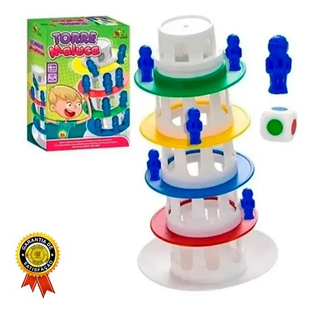 Jogo Torre Maluca Art Brink Diversão em Equilíbrio