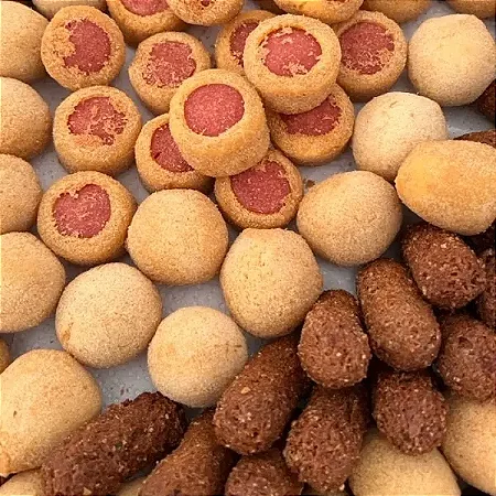 Kit Salgados Fritos Festa 50 un 20g para 10 pessoas