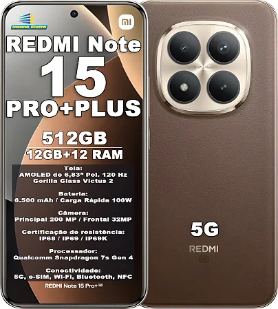 Redmi Note 15 Pro Plus 512GB/12Ram 5G
