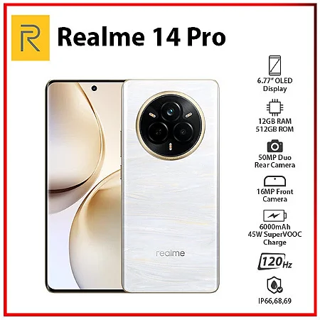 Realme 14 Pro Plus 512GB/12Ram 5G