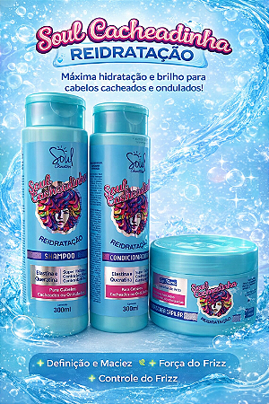 Kit Soul Cacheadinha Reidratação 900ml